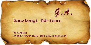 Gasztonyi Adrienn névjegykártya