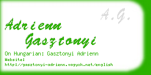 adrienn gasztonyi business card